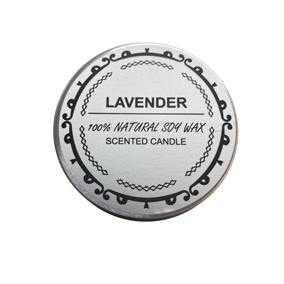 Smells Like Abandonment Lavender Scented Candle  100% Natural Soy Wax  Brown Gla - Picture 2 of 5